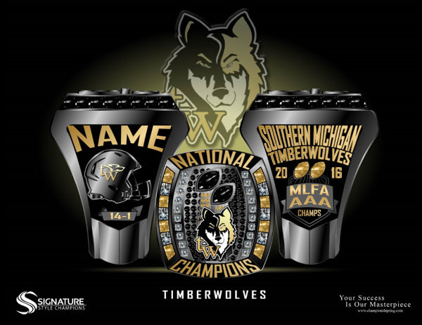 Southern Michigan Timberwolves Championship Ring
