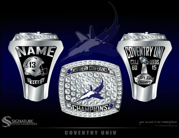 UNI Coventry Football 2017 Championship Ring