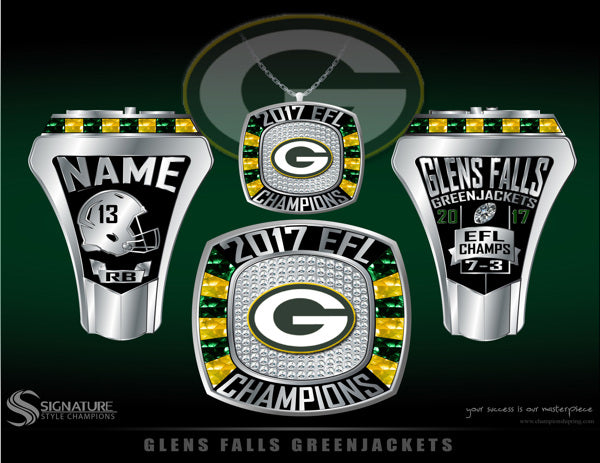 Glens Falls Green Jackets Championship Ring