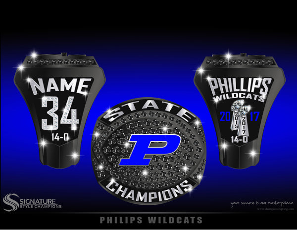 Phillips Academy Wildcats 2017 Championship Ring