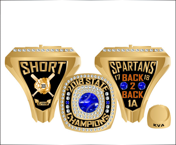 Kerr Vance Spartans Championship Ring