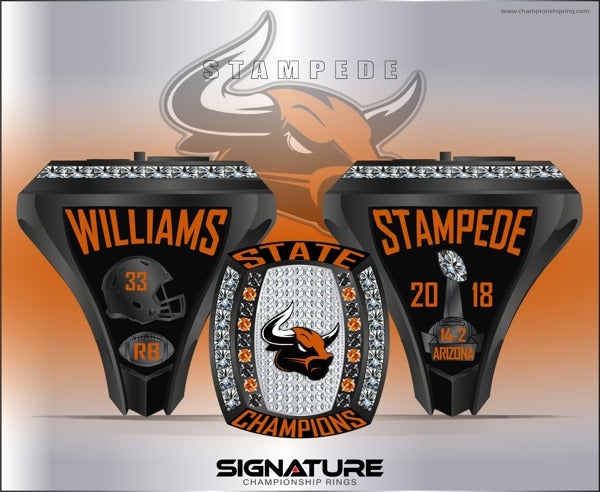 SW Stampede Football 2018 Championship Ring