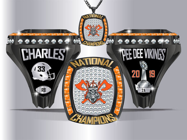 Pee Dee Vikings Championship Ring