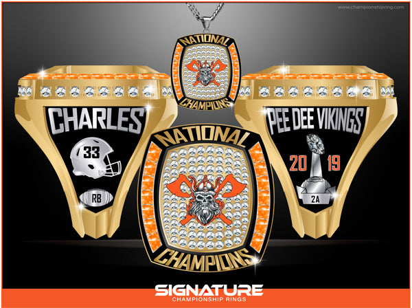 Pee Dee Vikings Championship Ring