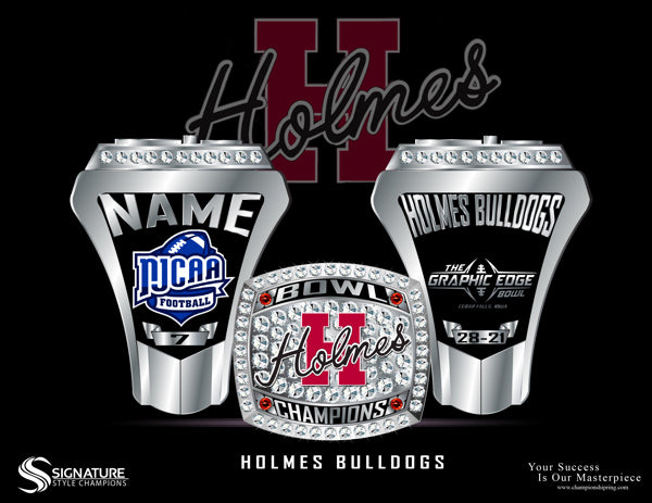 Holmes Bulldogs Football Championship Ring