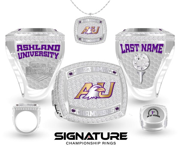 Ashland University Golf -Men's 2023 Championship Ring