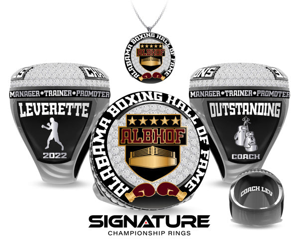 Alabama Boxing Hall of Fame Championship Ring