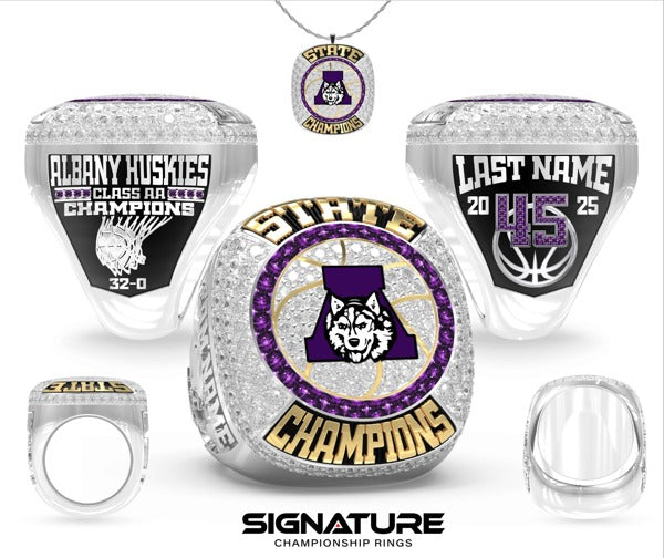 Albany Area High School Basketball -Men's 2025 Championship Ring