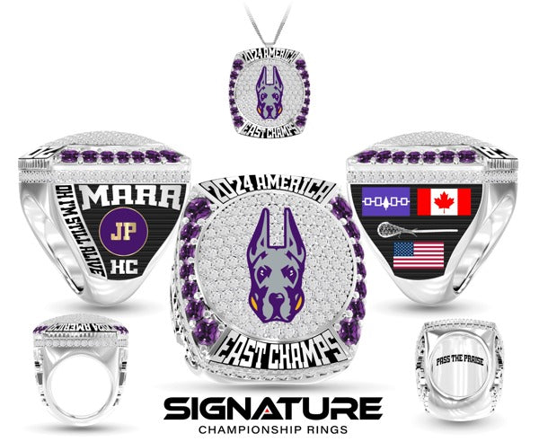 University at Albany Lacrosse -Men's 2024 Championship Ring