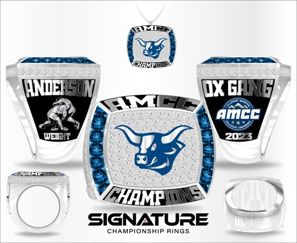 Alfred State College Wrestling 2023 Championship Ring