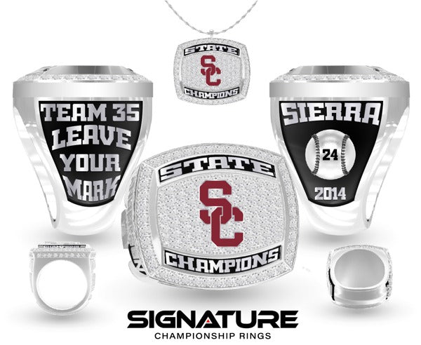 Amanda Modder Sierra College Softball 2014 Championship Ring
