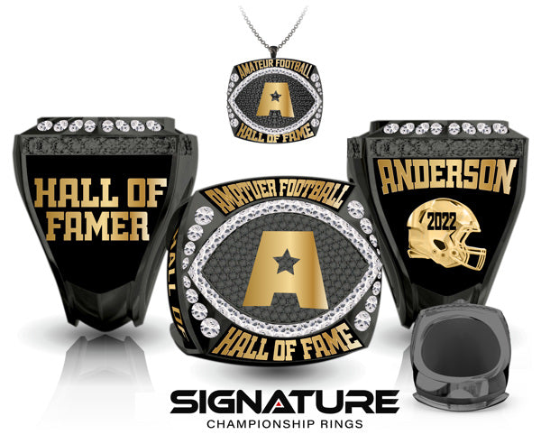 Amateur Football League Championship Ring 3XL