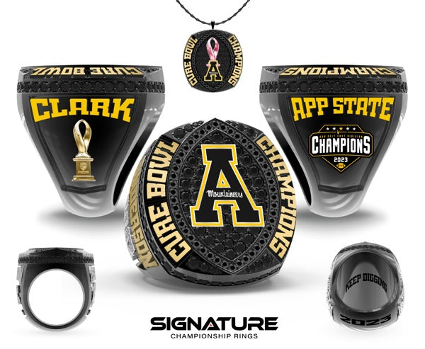 Appalachian State University Football 2023 Championship Ring