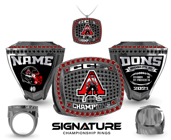 Aragon High School Championship Ring