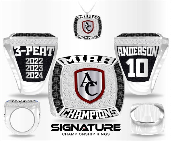 Archbishop Curley High School Lacrosse -Men's 2024 Championship Ring