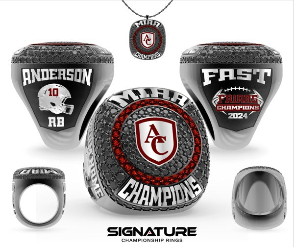 Archbishop Curley High School Football 2024 Championship Ring