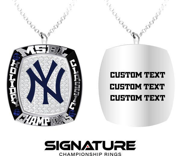 Miami Yankees Baseball Pendant