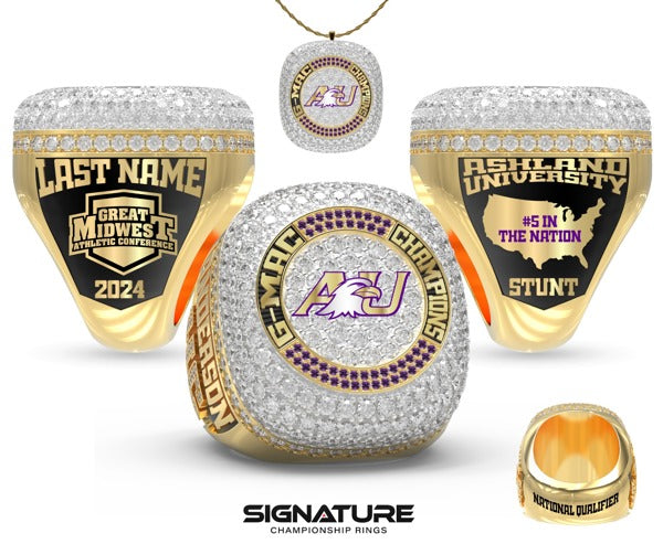 Ashland University Stunt 2024 Championship Ring