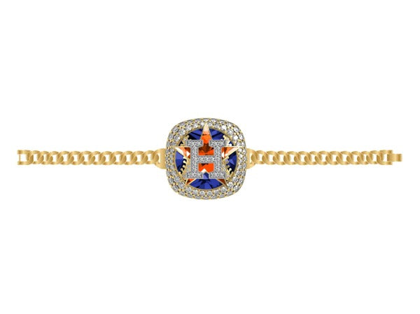 Hartford Astros OldTimers Baseball Bracelet
