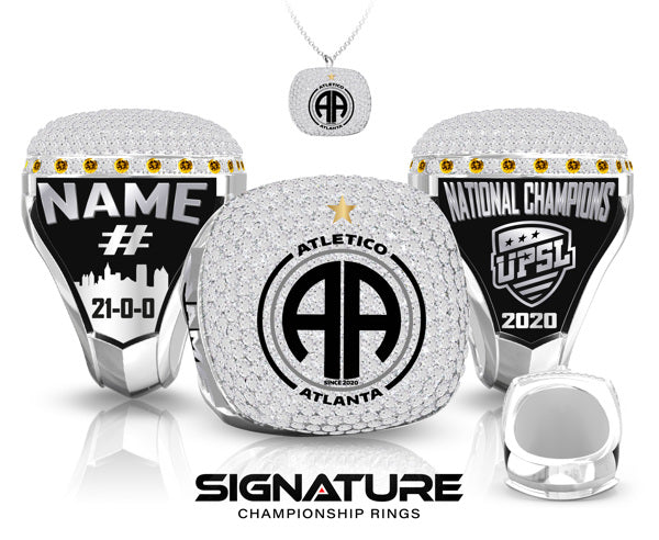 Atletico Atlanta Soccer Championship Ring