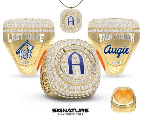 Augustana College Swimming &amp; Diving 2024 Championship Ring