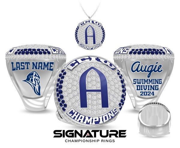 Augustana College Swimming &amp; Diving 2024 Championship Ring - Women's