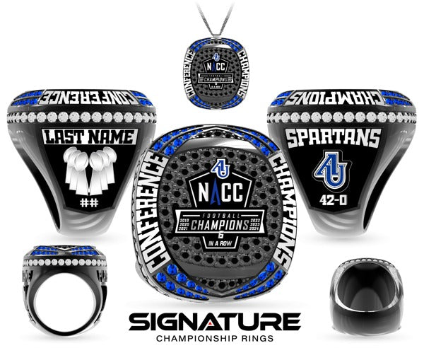 Aurora University Football 2024 Championship Ring