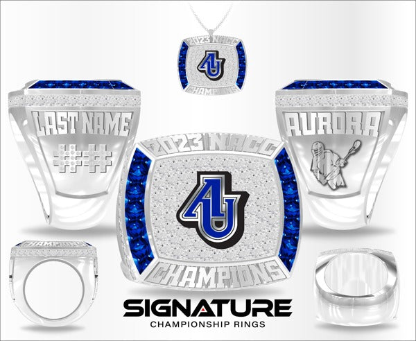 Aurora University Lacrosse -Men's 2023 Championship Ring