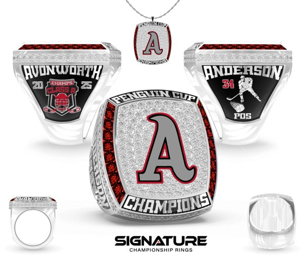 Avonworth Senior High School Hockey -Men's 2025 Championship Ring