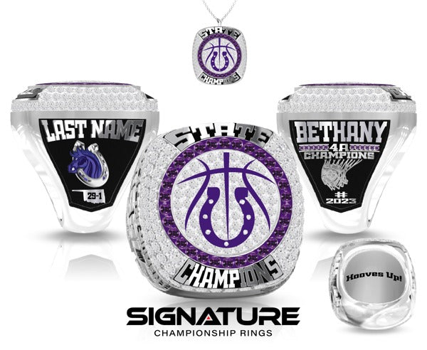 Bethany High School Basketball -Women's 2023 Championship Ring