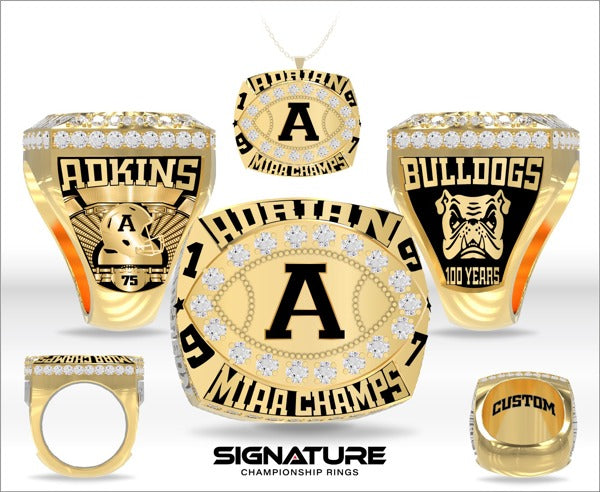 Torey Adkins Football 1997 Championship Ring