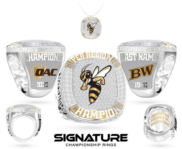 Baldwin Wallace University Baseball 2023 Championship Ring