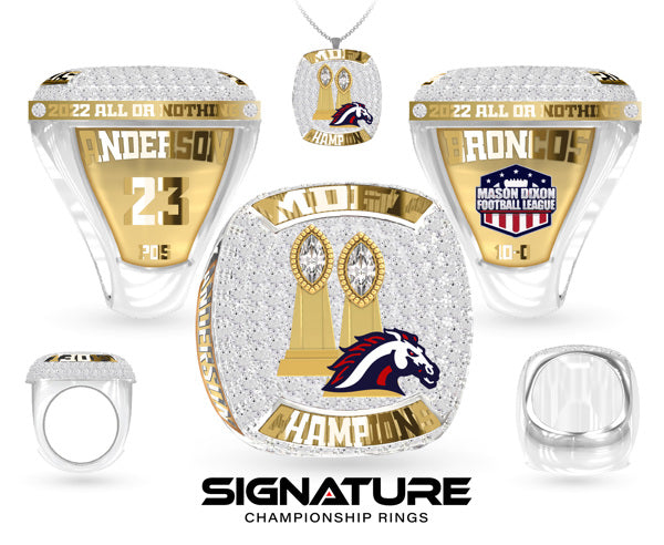 Baltimore Broncos Championship Ring