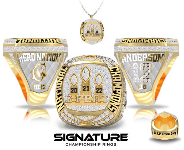 Be Better Athletics Championship Ring