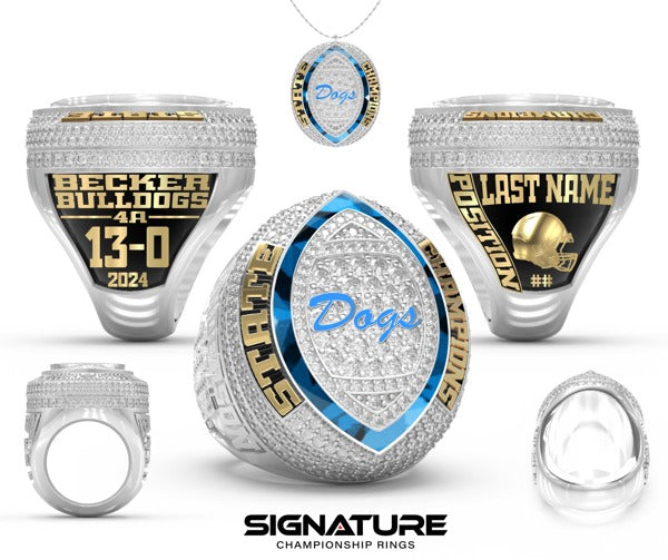 Becker High School Football 2024 Championship Ring