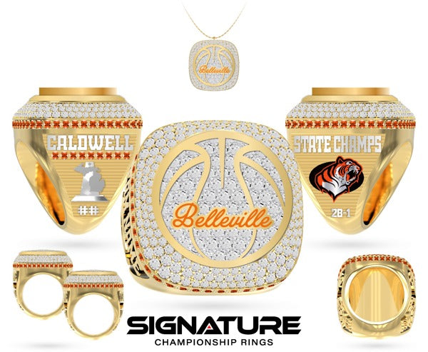 Belleville High School Basketball -Women's 2025 Championship Ring