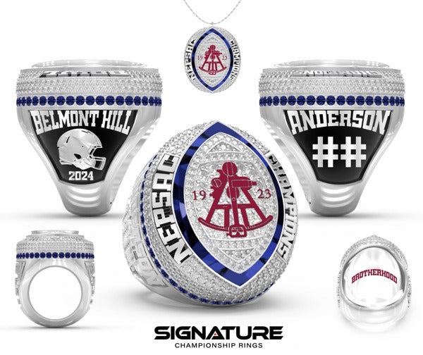 Belmont Hill School Football 2024 Championship Ring