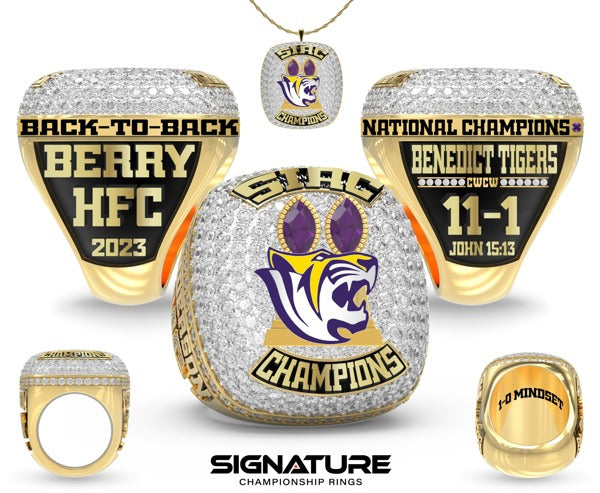 Benedict College Football 2023 Championship Ring