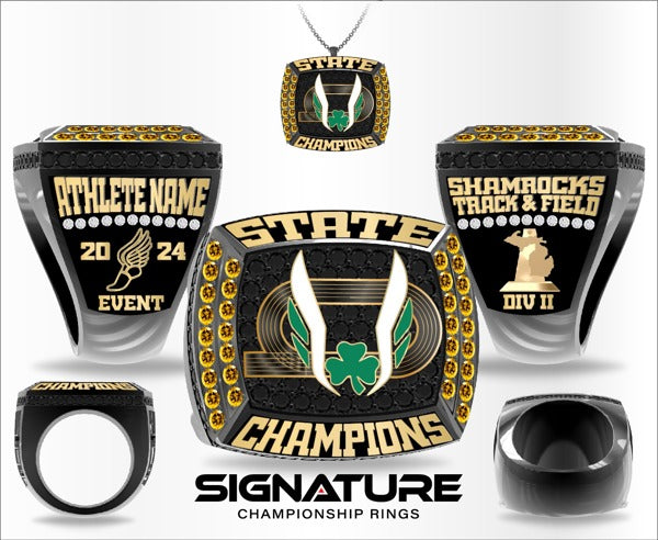 Berrien Springs High School Track & Field -Men's 2024 Championship Ring