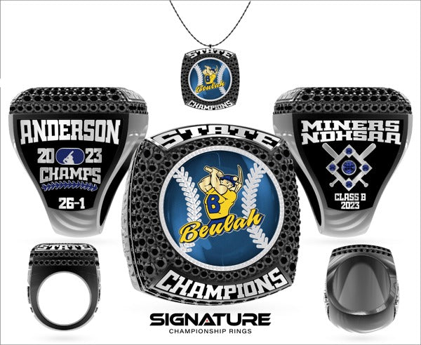 Beulah High School Softball 2023 Championship Ring