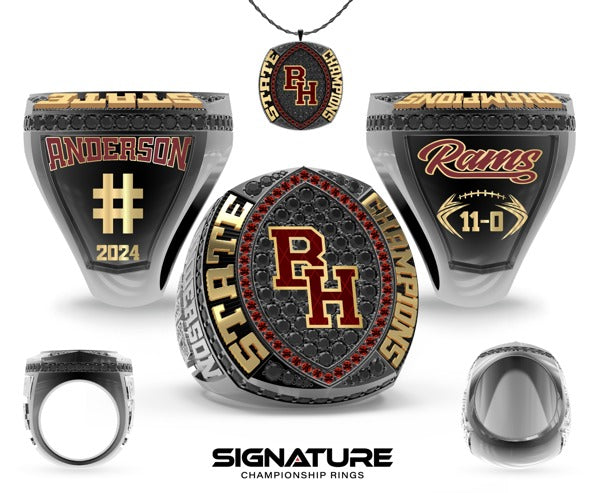 Big Horn High School Football 2024 Championship Ring