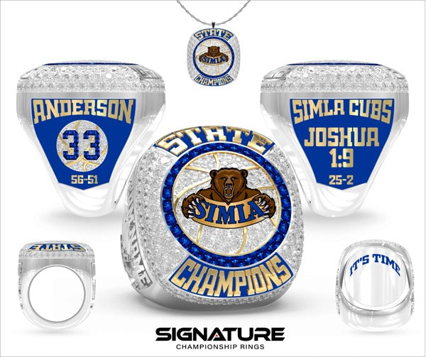Big Sandy High School Basketball -Men's 2025 Championship Ring