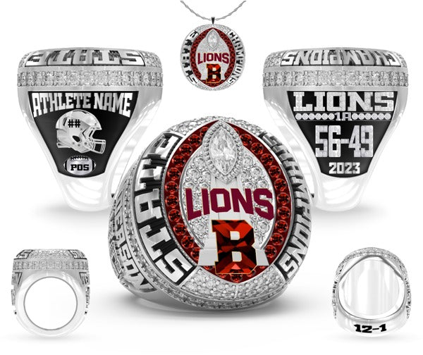 Biggersville High School OSR Football 2023 Championship Ring