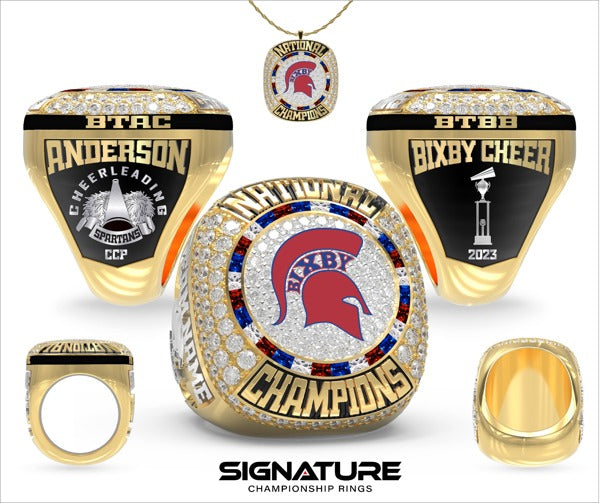 Bixby High School  Cheer 2024 Championship Ring