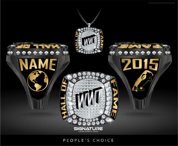 WWT Hall Of Fame Black Cast Championship Ring