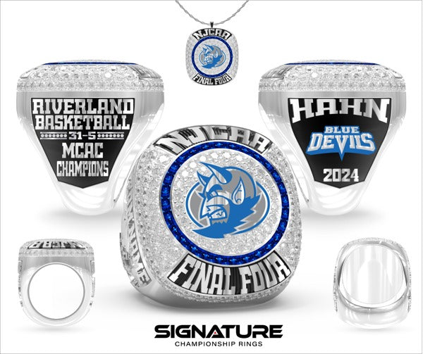 Riverland College Basketball -Men's 2024 Championship Ring