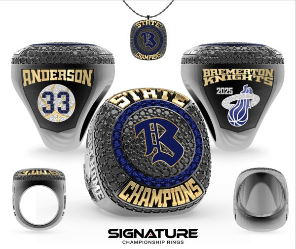 Bremerton High School Basketball -Men's 2025 Championship Ring