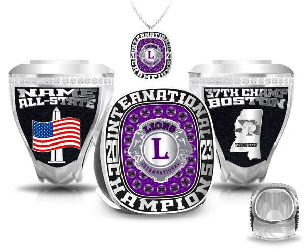 Mississippi Lions OSR Band 2023 Championship Ring