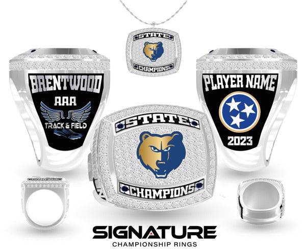 Brentwood High School Track & Field -Men's 2023 Championship Ring