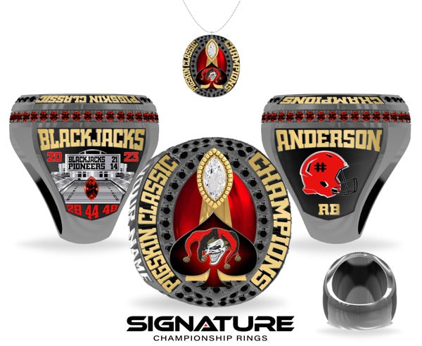 Brown County Blackjacks Football 2023 Championship Ring
